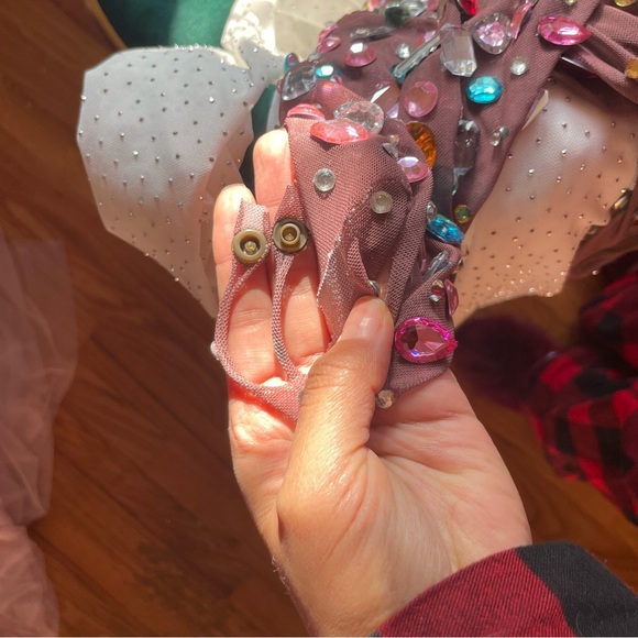 Multicolor Rhinestone Embellished Bodysuit - Picture 7 of 7